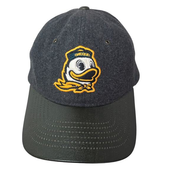 Oregon Ducks Vintage 100%Wool Embroidered Image By ZEPHYR Adjustable Rare Warm - Picture 1 of 13